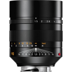 LEICA SUMMILUX-M 90 1.5 ASPH BLACK ANODIZED FINISH