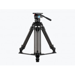 BENRO KIT TRIPODE VIDEO DOBLE TUBO CARBONO BVX18CFK