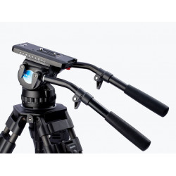 BENRO KIT TRIPODE VIDEO DOBLE TUBO CARBONO BVX18CFK