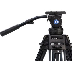 BENRO KIT TRIPODE VIDEO DOBLE TUBO ALUMINIO BV10