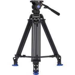 BENRO KIT TRIPODE VIDEO DOBLE TUBO ALUMINIO BV8