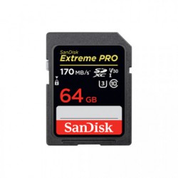 SANDISK TARJETA SD EXTREME PRO SDXC 64GB 200MB/s