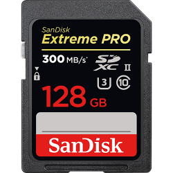 SANDISK TARJETA SDXC EXTREME PRO 128GB UHS-II V90 300MB/S