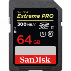 SANDISK TARJETA SDXC EXTREME PRO 64GB UHS-II V90 300MB/S