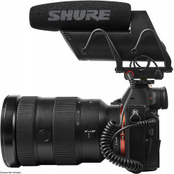 SHURE VP83F LENSHOPPER™ MICRÓFONO DE CONDENSADOR PARA INSTALACIÓN EN CÁMARA CON SISTEMA DE GRABACIÓN FLASH