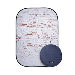 Lastolite Fondo Urban 1,5m x 2,1m Ladrillo rojo clásico / Ladrillo blanco