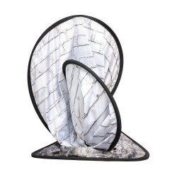 Lastolite Urban 1,5m x 2,1m Ladrillo blanco pintado / Ladrillo gris industrial