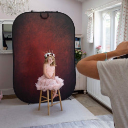 Lastolite Fondo Vintage 1,5m x 2,1m Aubergine/Crimson