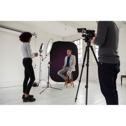 Lastolite Fondo Vintage 1,5m x 2,1m Aubergine/Crimson