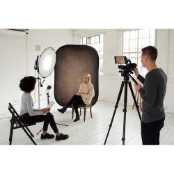 Lastolite Fondo Vintage 1,5m x 2,1m Walnut/Pewtar