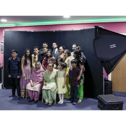 Lastolite Fondo Panoramic 4m Negro SOLO TELA