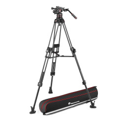 Manfrotto Nitrotech 612 con Trípode 645 Fast Twin carbono