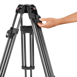 Manfrotto Nitrotech 612 con Trípode 645 Fast Twin carbono