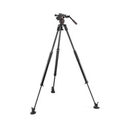 Manfrotto Nitrotech Serie 612 con Trípode Carbono 635 Fast Single Leg