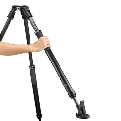Manfrotto Nitrotech Serie 612 con Trípode Carbono 635 Fast Single Leg