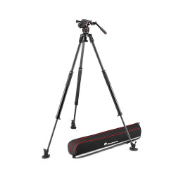 Manfrotto Nitrotech Serie 608 con Trípode Carbono 635 Fast Single Leg