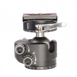 LEOFOTO Rótula de bola con palanca de bloqueo LH-40PCL+NP-60