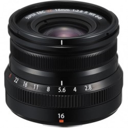 FUJIFILM FUJINON XF 16/2.8 R WR NEGRO