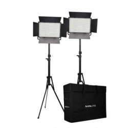 NALITE KIT 2 PANEL LED CN-1200CSA BI-COLOR CON ALETAS